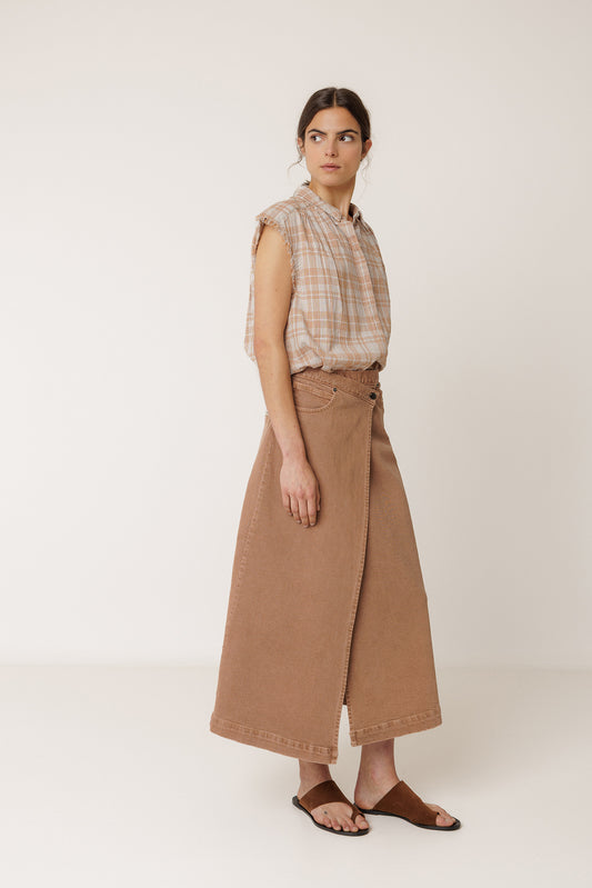 FRAYED COTTON SHIRT 2