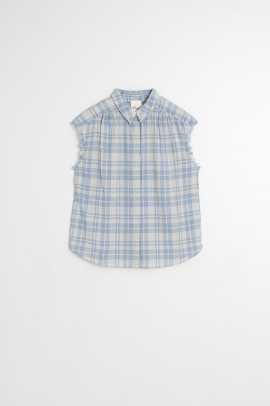 FRAYED COTTON SHIRT 4