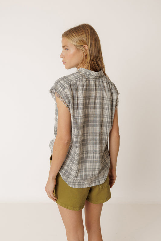 FRAYED COTTON SHIRT 3