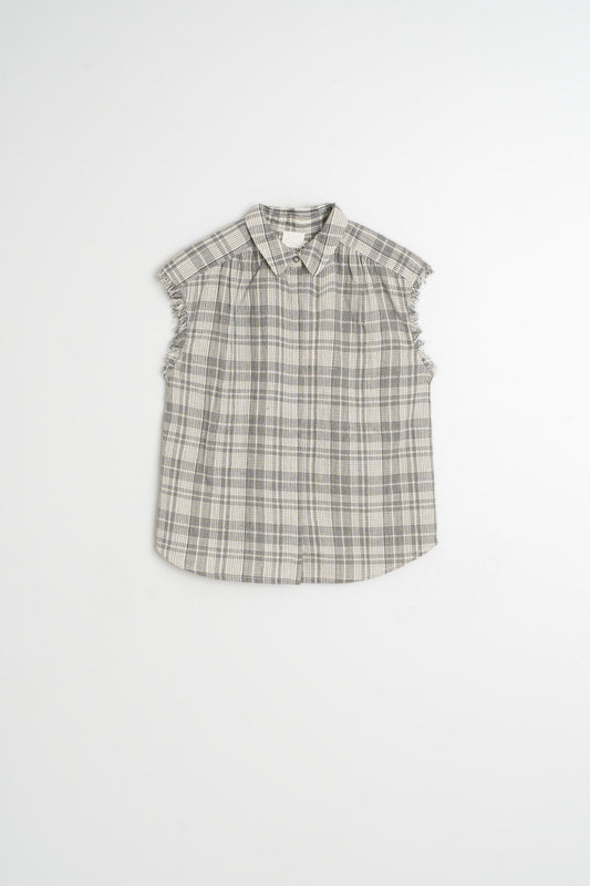 FRAYED COTTON SHIRT 4