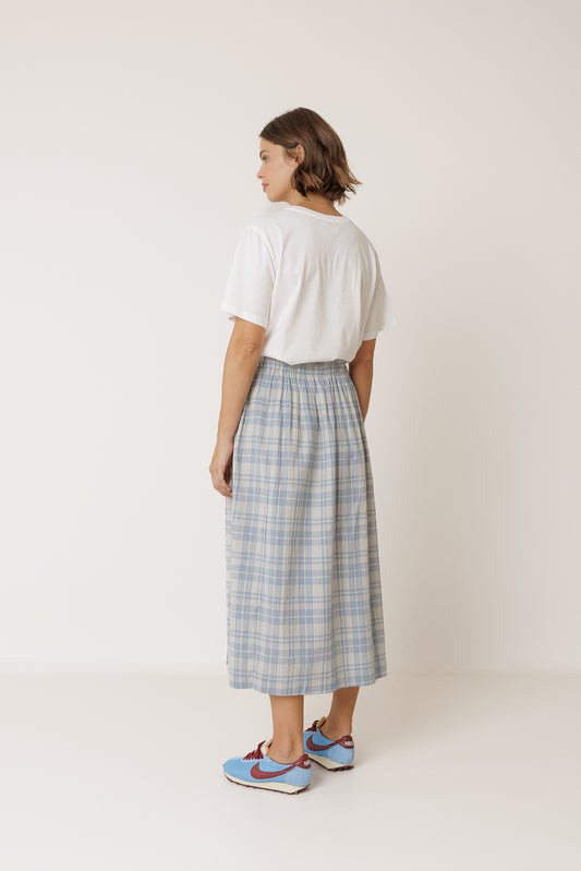 COTTON PLAID SKIRT 4