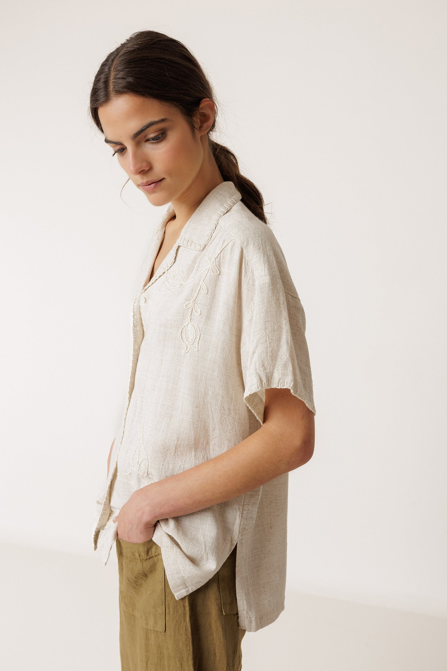 HANDMADE-EMBROIDERY SHIRT