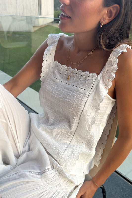 STRAPPY LACE TOP 2