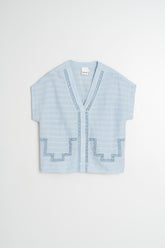 INSET-LACE SHIRT