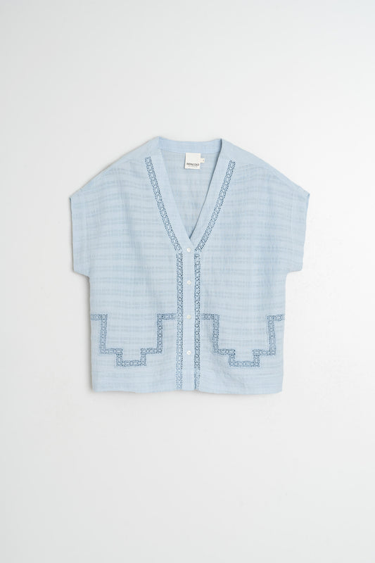 INSET-LACE SHIRT 6