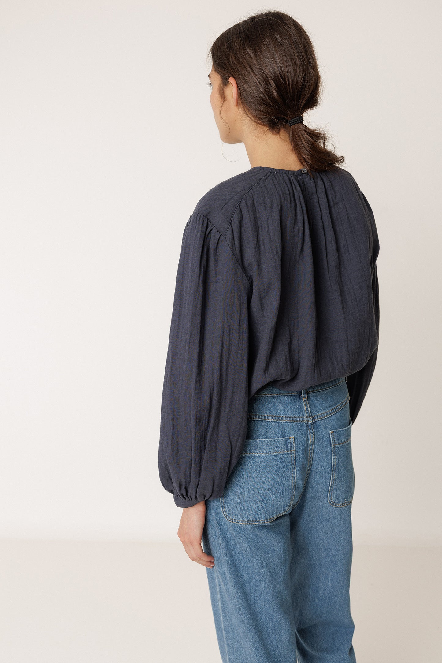 DOUBLE-GAUZE BLOUSE