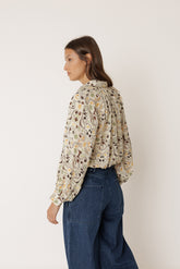 DOUBLE-GAUZE PRINTED SHIRT