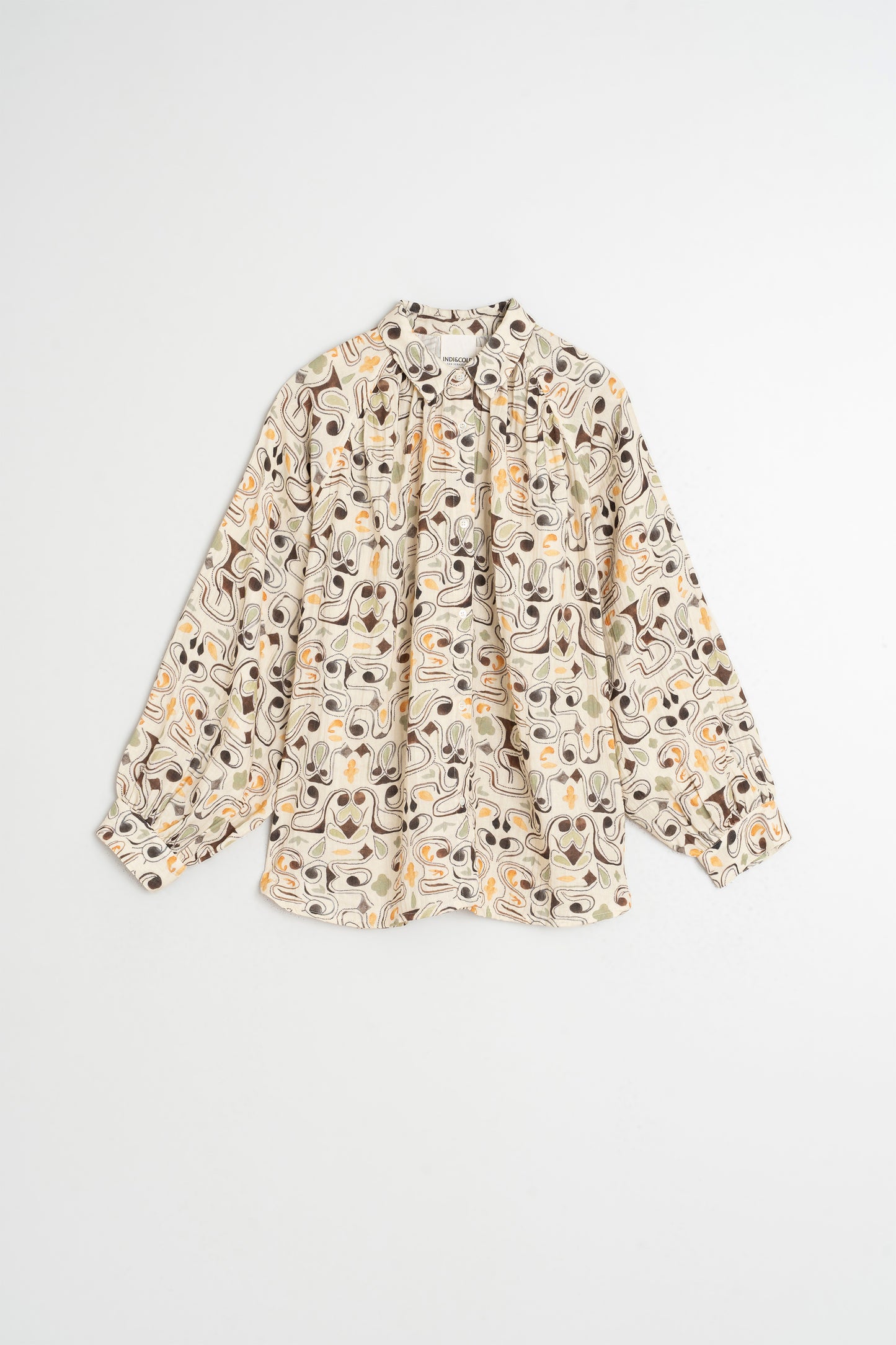 DOUBLE-GAUZE PRINTED SHIRT