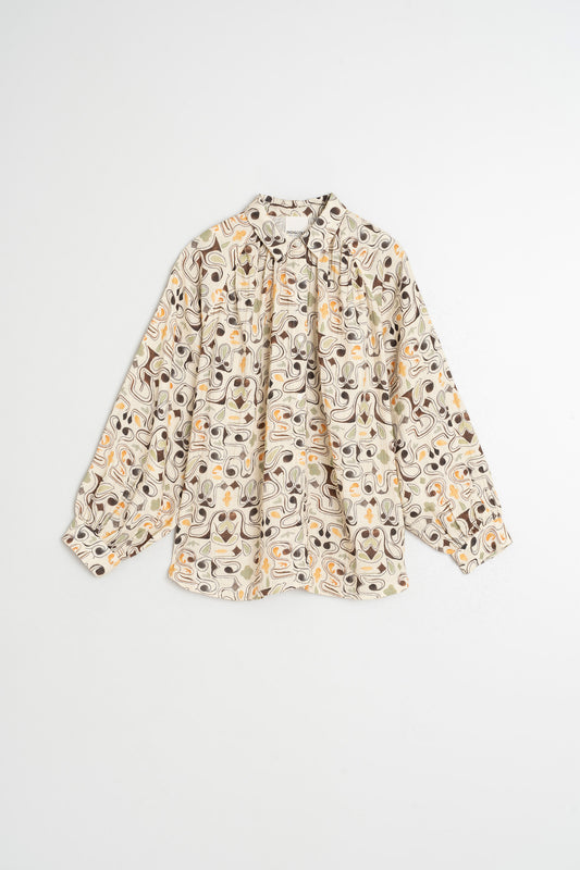 DOUBLE-GAUZE PRINTED SHIRT 4