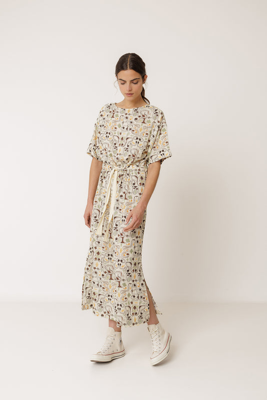 DOUBLE-GAUZE PRINTED DRESS 4