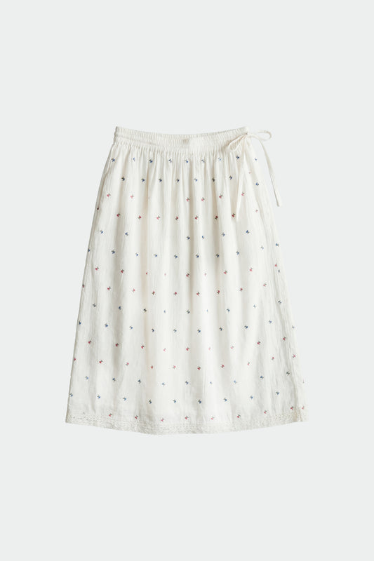 FLORAL EMBROIDERED SKIRT 5