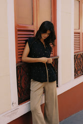 FLORAL EMBROIDERED SHIRT