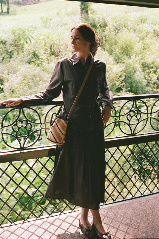 COTTON SILK GODETS SKIRT 4