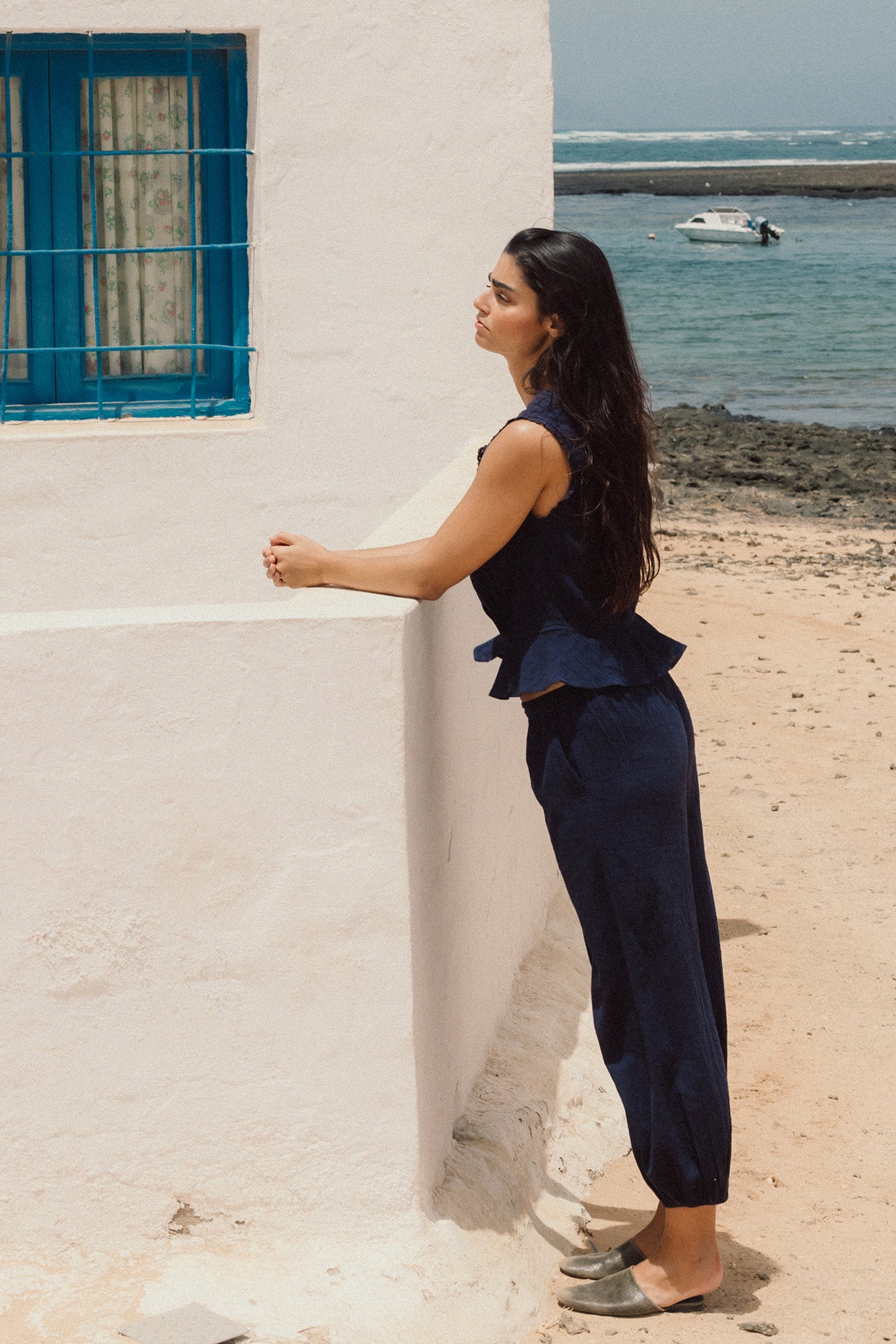 BAGGY COTTON PANTS