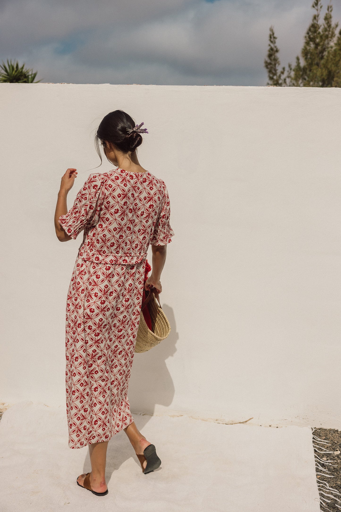 VINTAGE PRINT DRESS