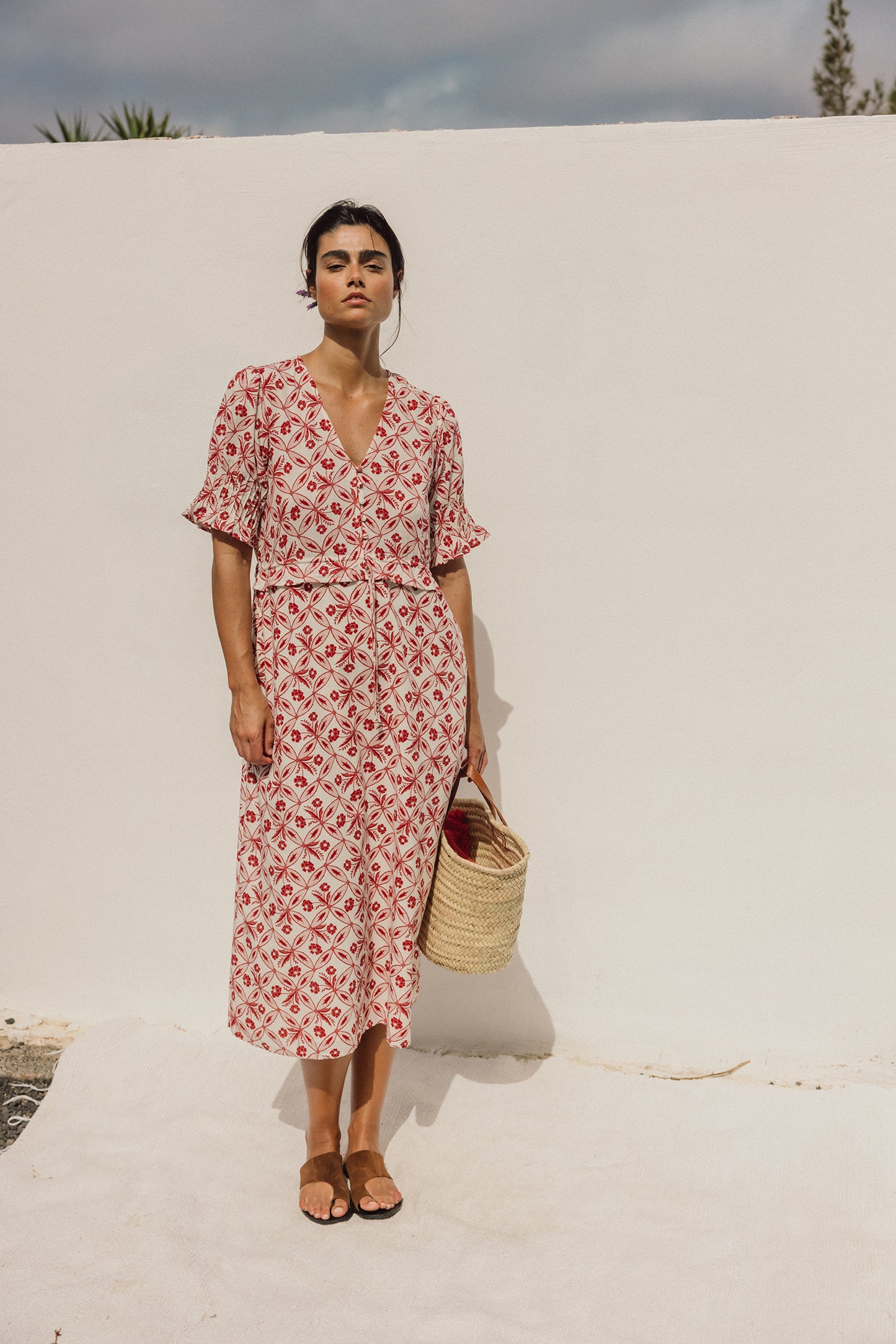 VINTAGE PRINT DRESS