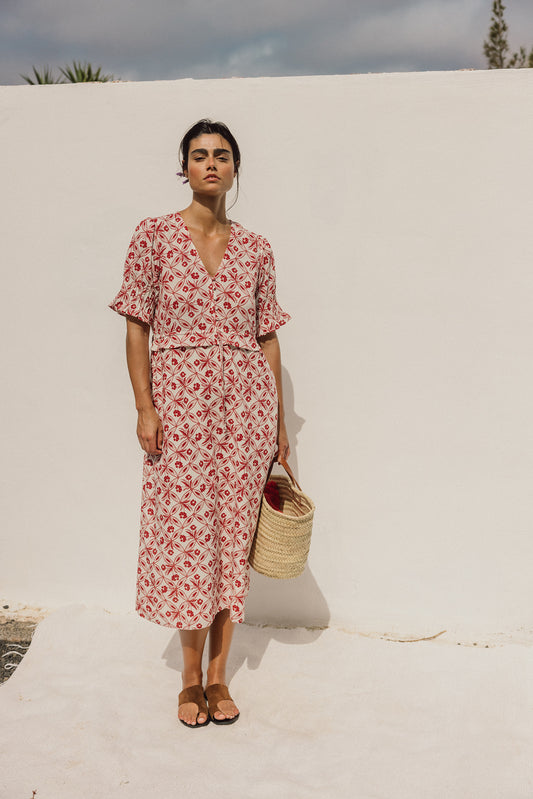 VINTAGE PRINT DRESS 4