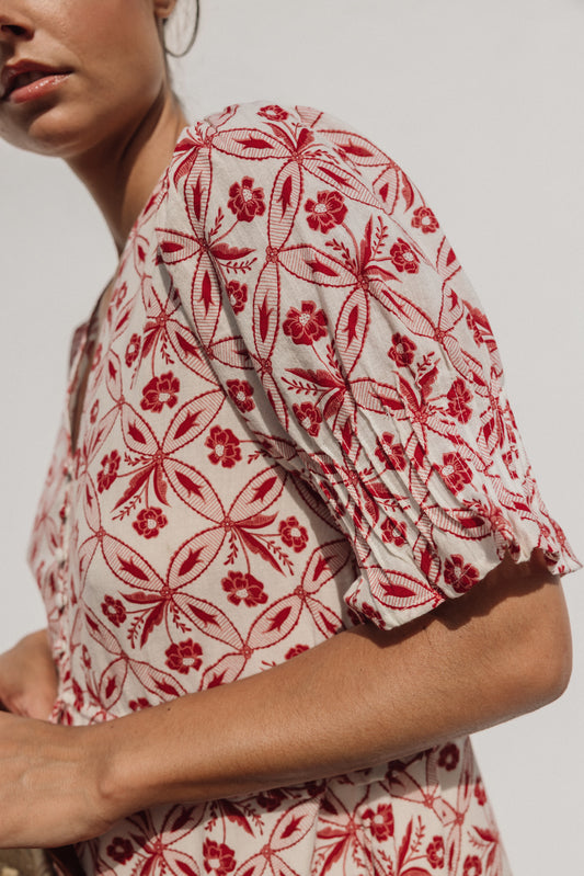 VINTAGE PRINT DRESS 5