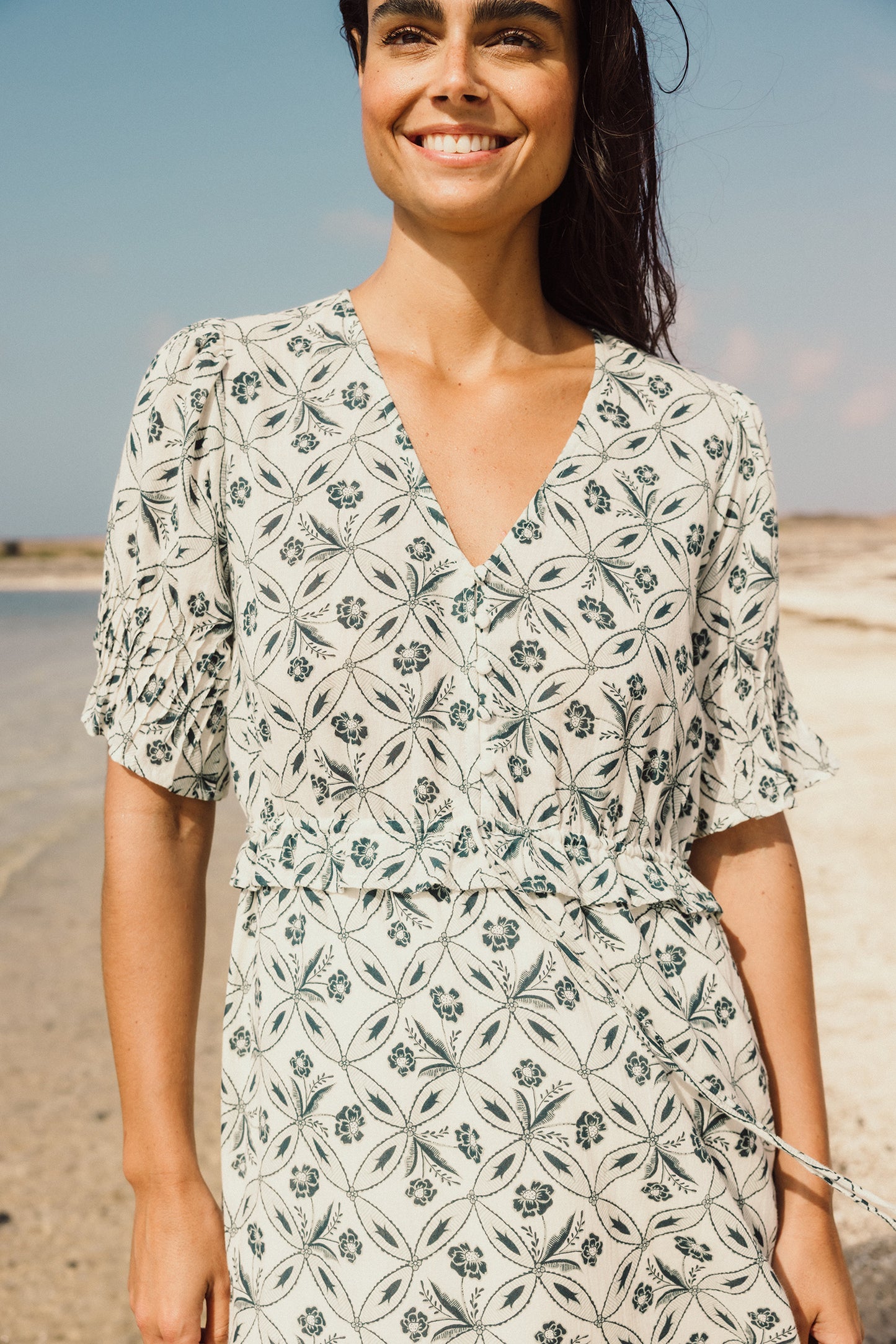 VINTAGE PRINT DRESS
