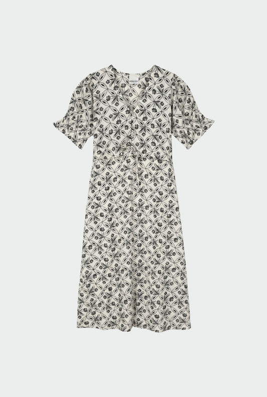 VINTAGE PRINT DRESS 6