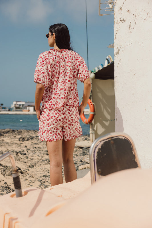 VINTAGE PRINT SHORT 3