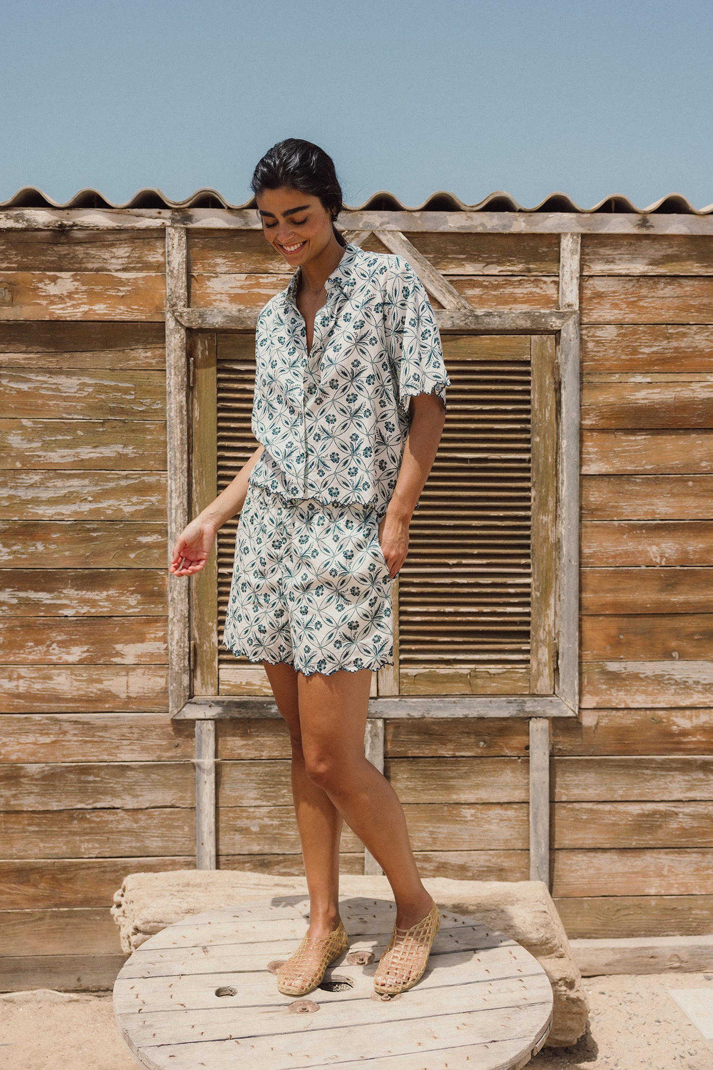 VINTAGE PRINT SHORT