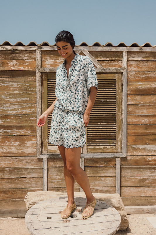 VINTAGE PRINT SHORT 1