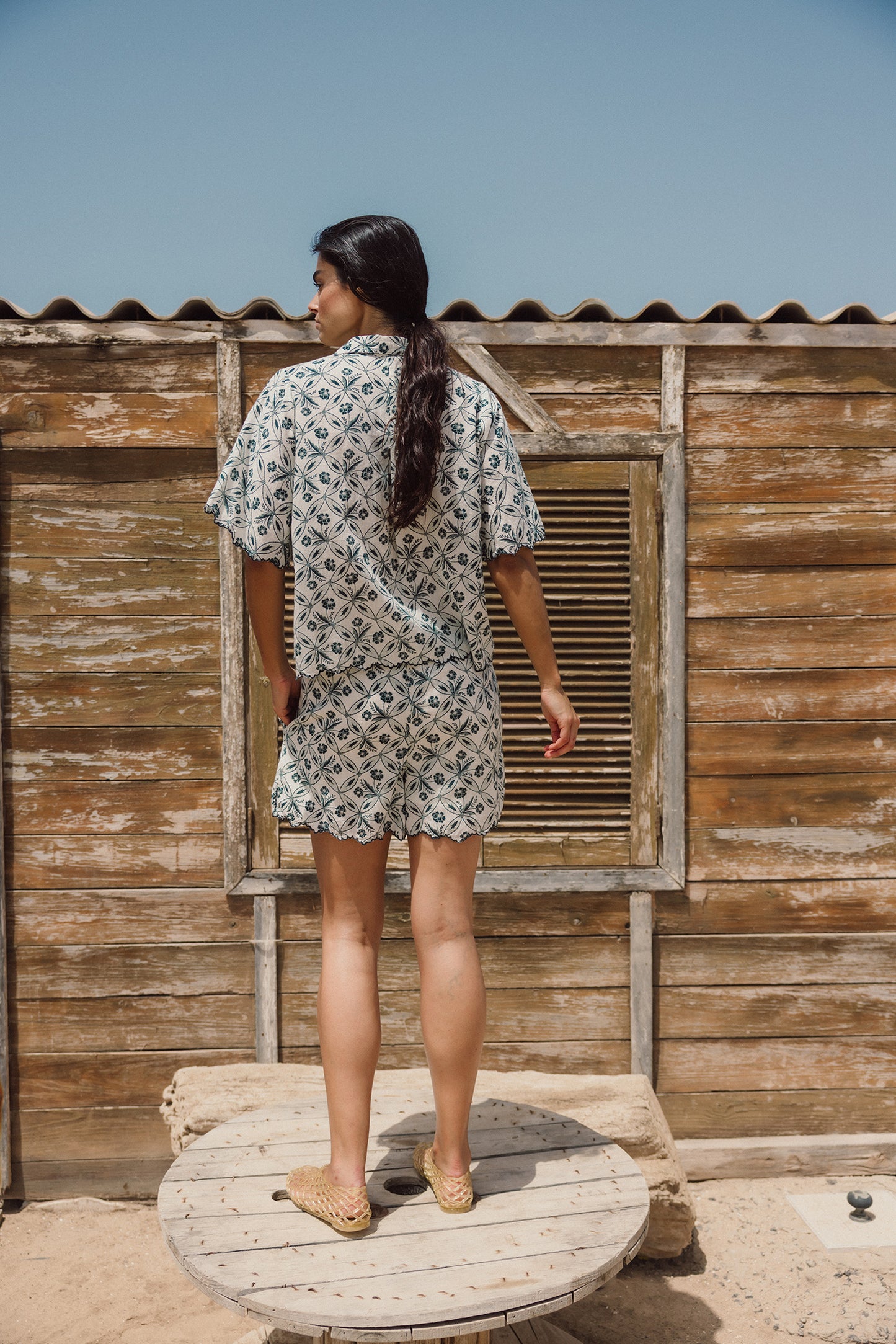 VINTAGE PRINT SHORT