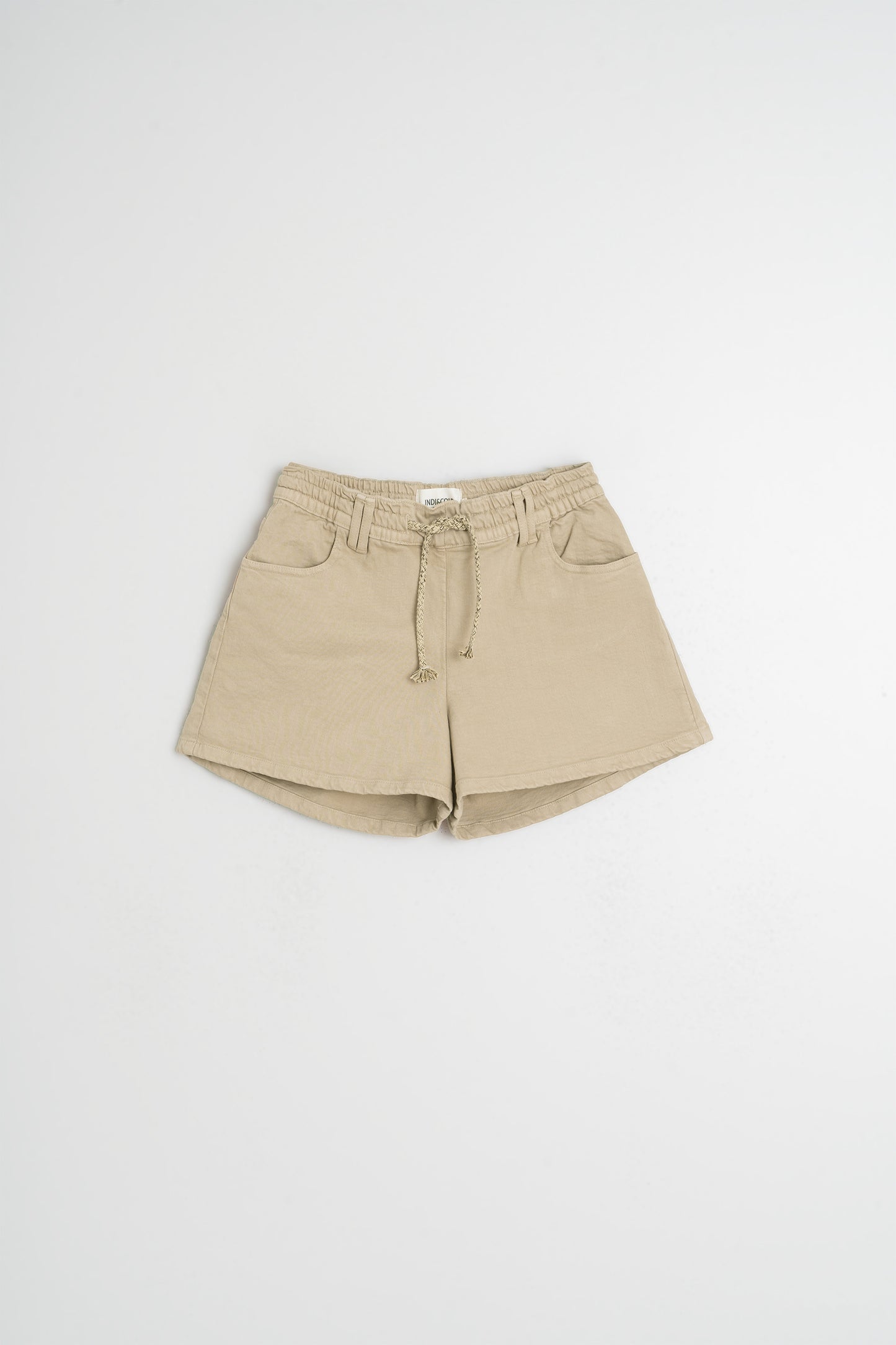 ELASTIC-WAISTBAND DRAWSTRING SHORT