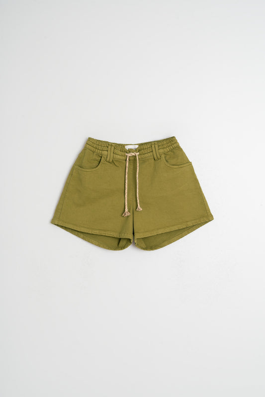 ELASTIC-WAISTBAND DRAWSTRING SHORT 5