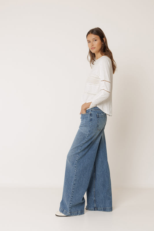 CROSSED-WAISTBAND PANT 5