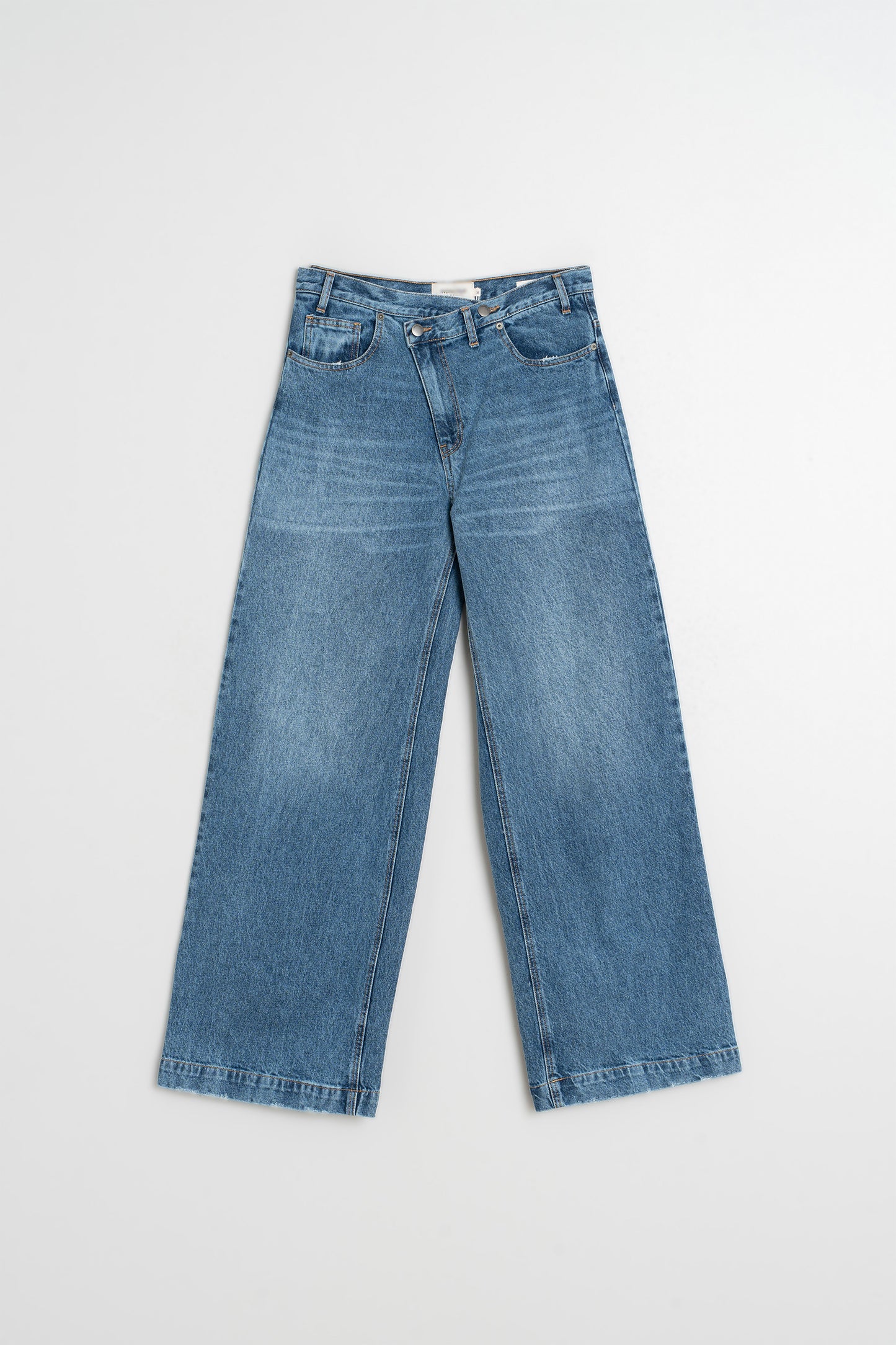 CROSSED-WAISTBAND PANT