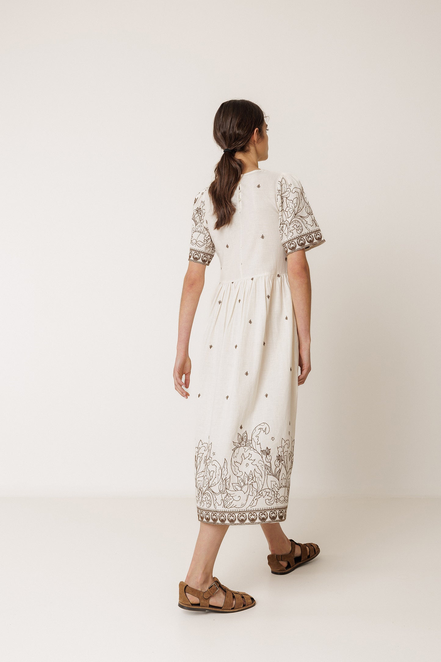 EMBROIDERED DRESS