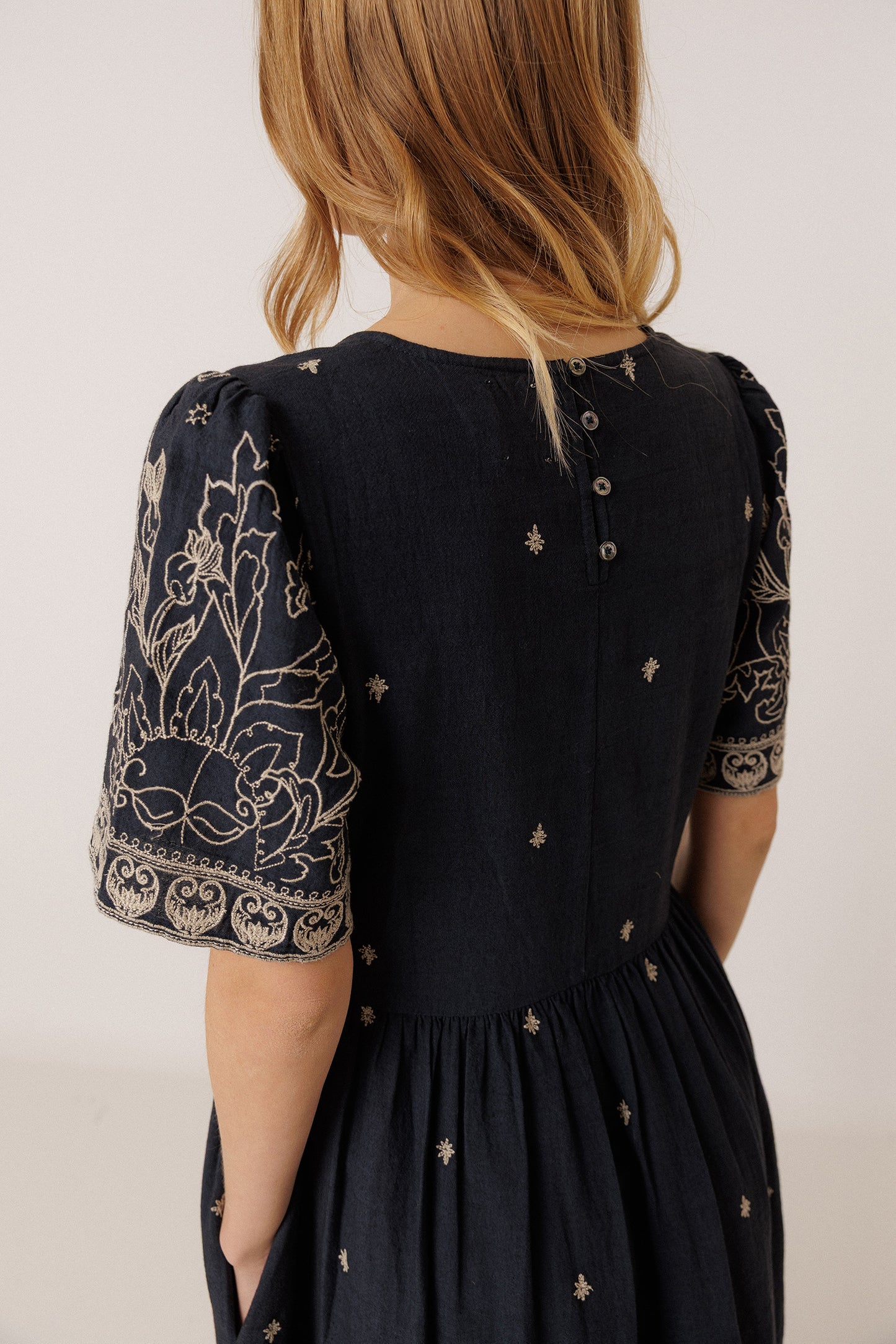EMBROIDERED DRESS