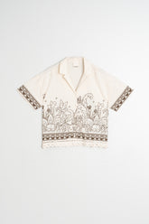 SHIRT WITH CONTRAST EMBROIDERY