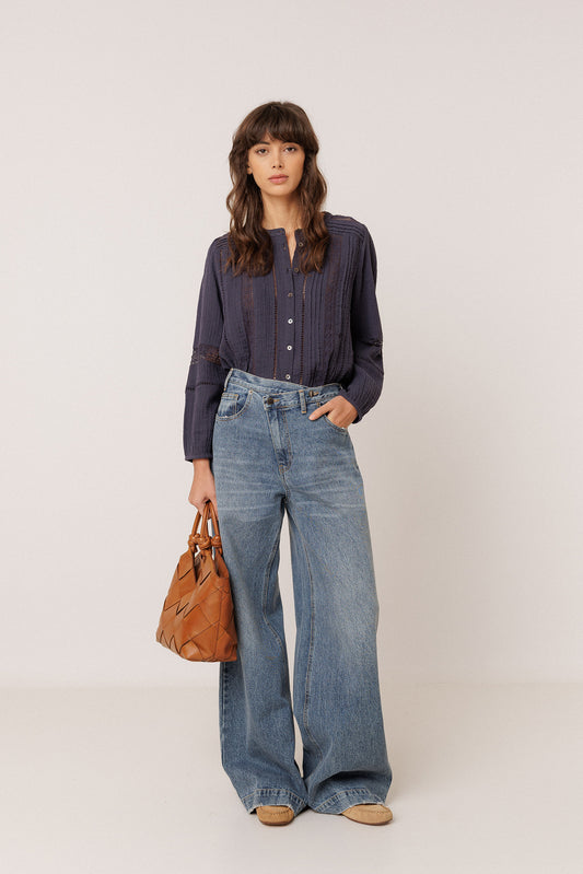 ROMANTIC DOUBLE GAUZE SHIRT 2