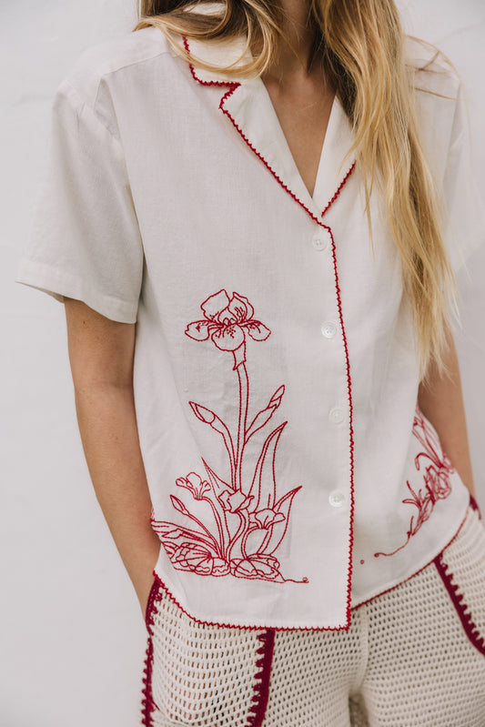 MAXI EMBROIDERED SHIRT 1