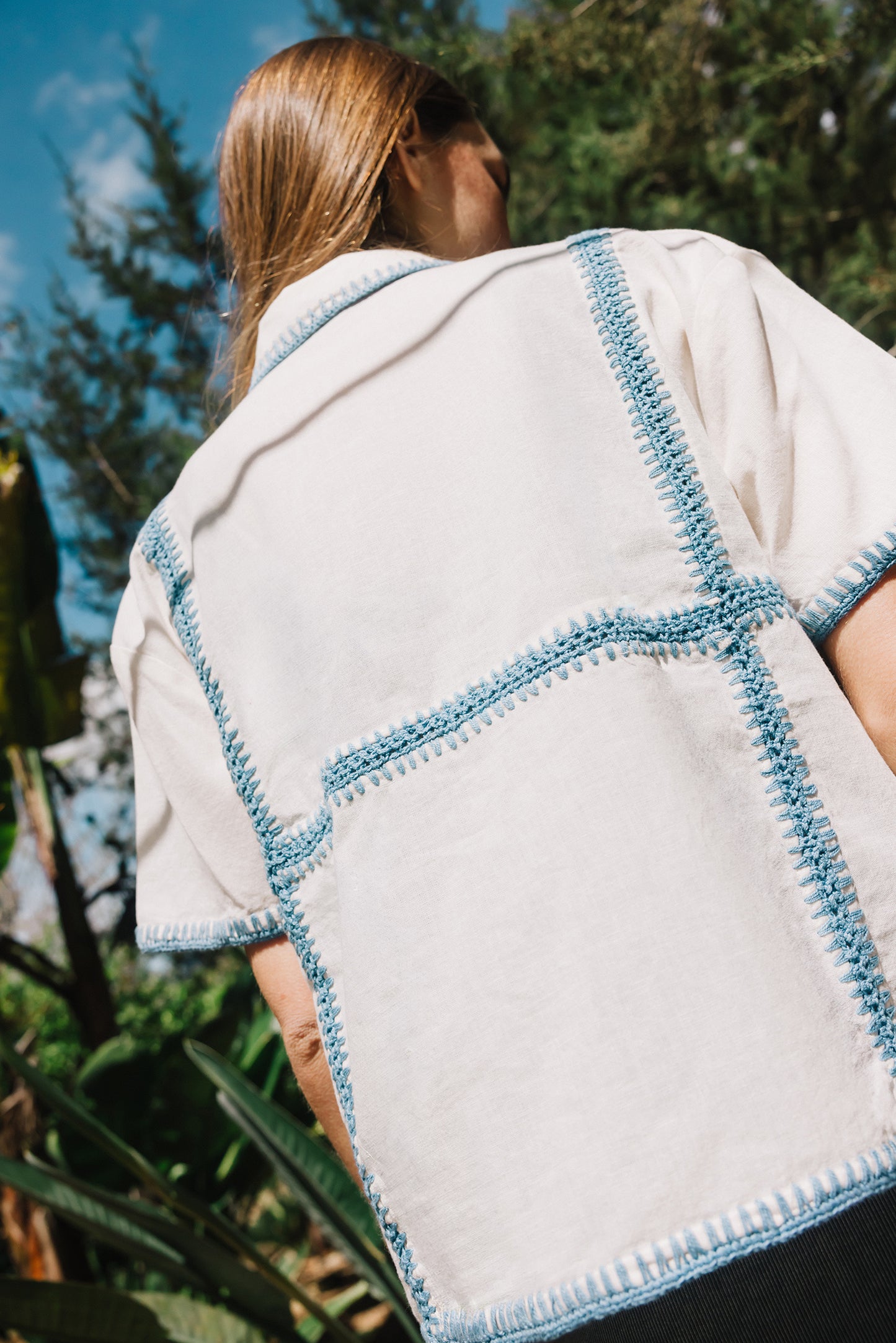 FLORAL EMBROIDERED SHIRT