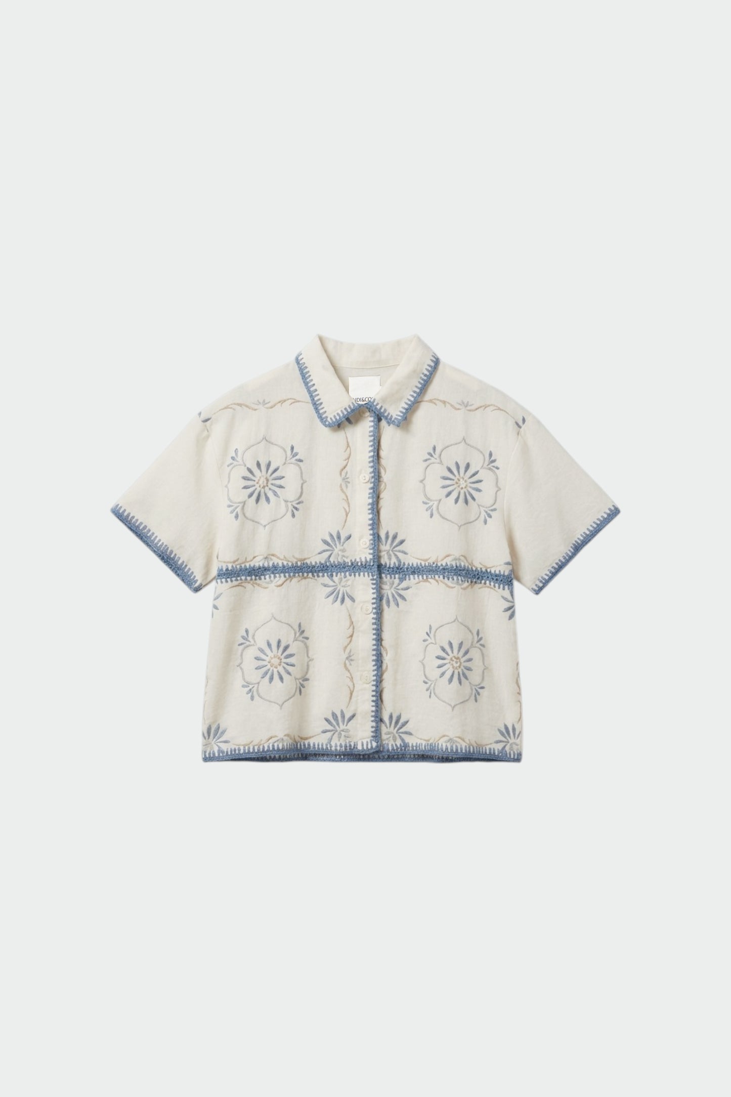 FLORAL EMBROIDERED SHIRT