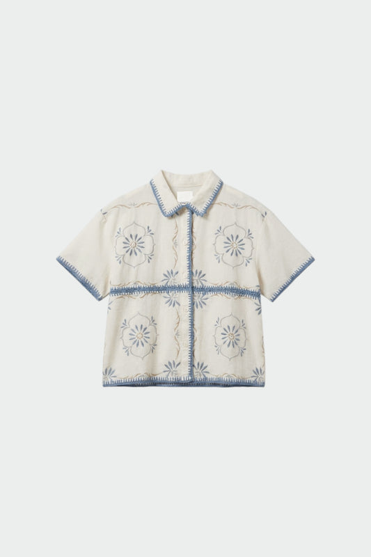 FLORAL EMBROIDERED SHIRT 5
