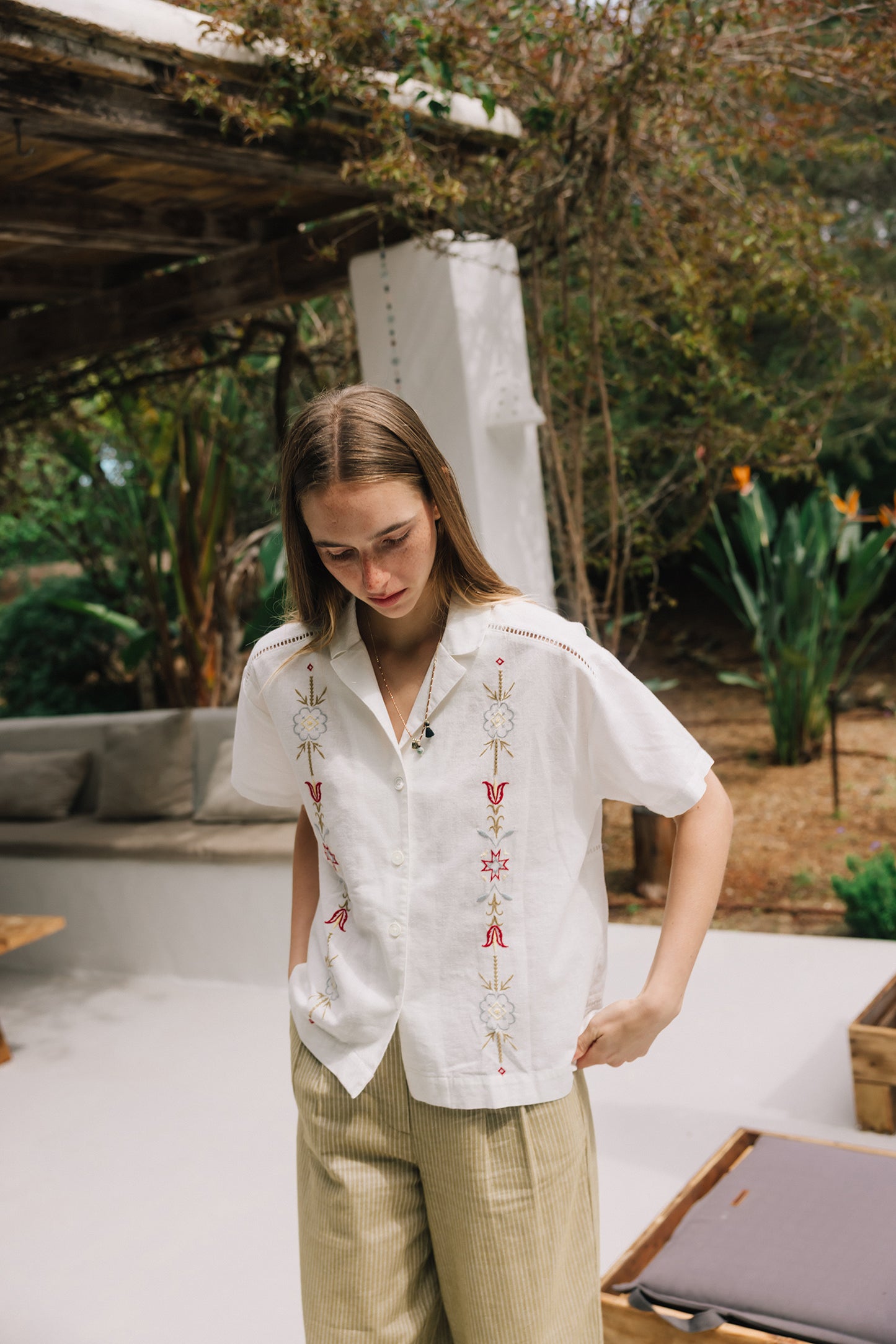 GUAYABERA STYLE SHIRT
