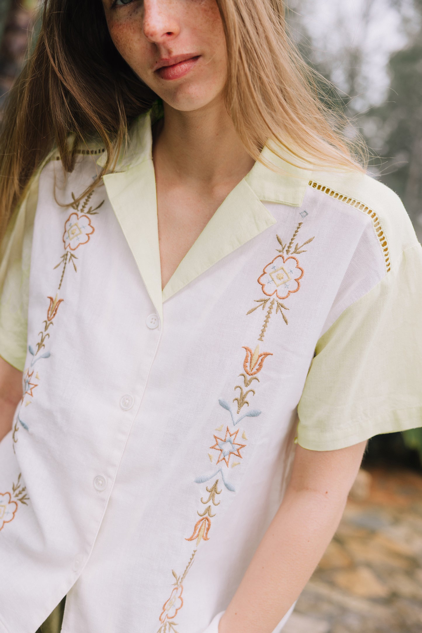 GUAYABERA STYLE SHIRT