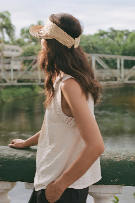 DOUBLE gauze CROCHET TOP 2