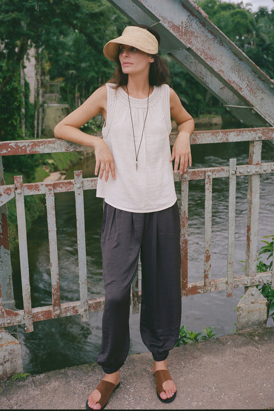 DOUBLE gauze CROCHET TOP 4