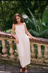 DOUBLE gauze CROCHET DRESS