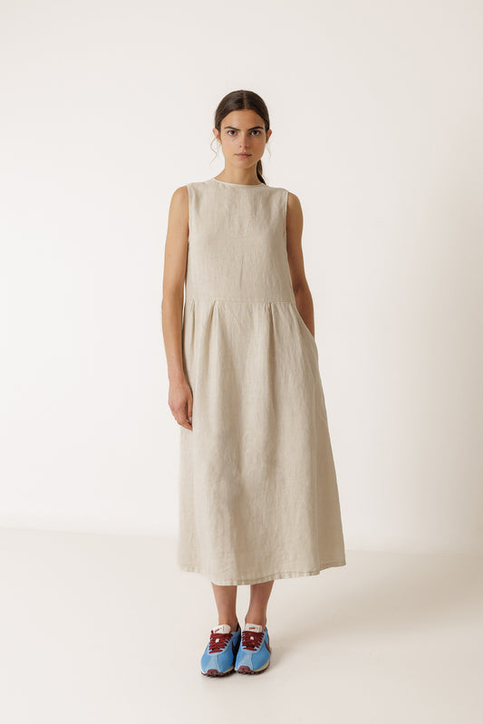 LINEN MULTIPOSITION DRESS 1