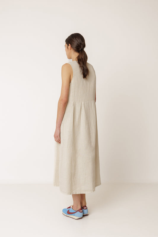 LINEN MULTIPOSITION DRESS 4