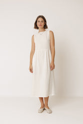 LINEN MULTIPOSITION DRESS