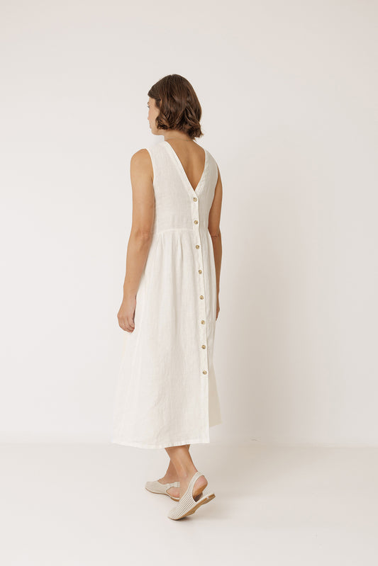 LINEN MULTIPOSITION DRESS 4