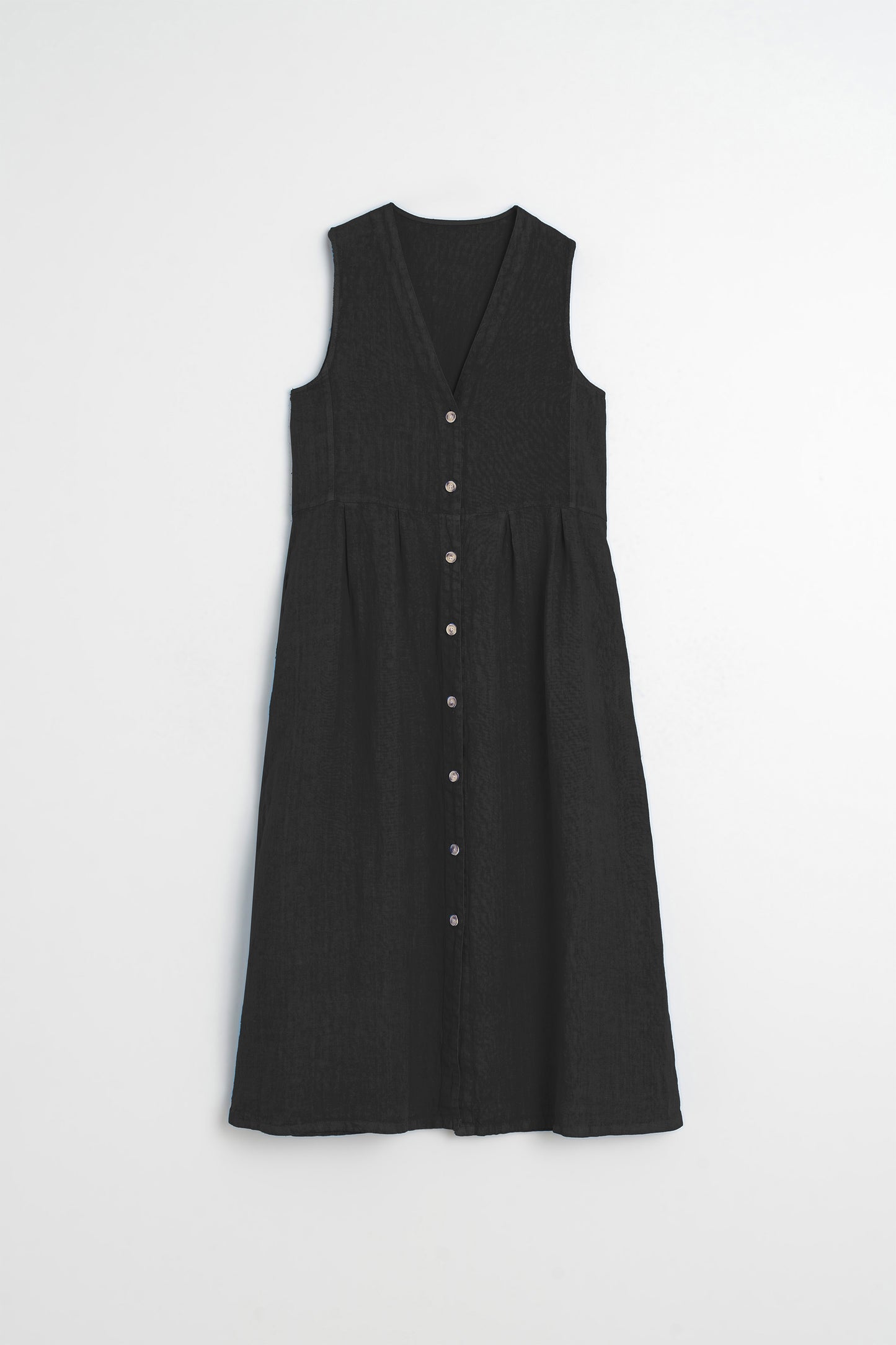 LINEN MULTIPOSITION DRESS